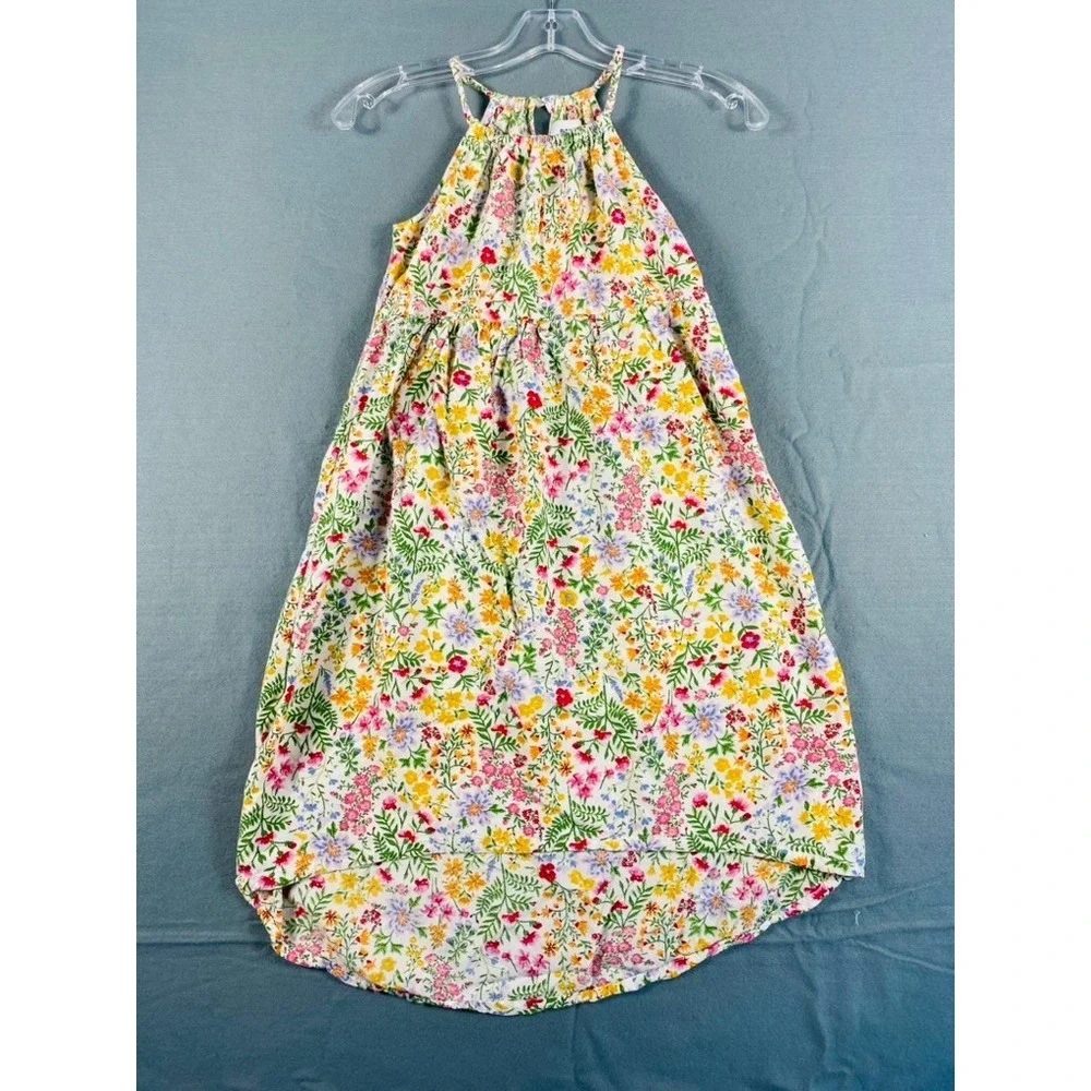 Old Navy Sun Dress Little Girl Sz 8Y Floral Summer Spring Lightweight Rayon